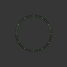 Lade das Bild in den Galerie-Viewer, Lumed Chapter Ring for SKX007/SRPD: Brushed Black Stainless Steel