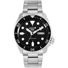 Load image into Gallery viewer, SKX / SRPD Chapter Ring: Polished Black Stainless Steel with Minute Markers