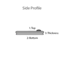 Charger l'image dans la galerie, Assorted Size Replacement Cyclops Grooved Sapphire Crystal Compatible with Rolex Models (No AR Coating)