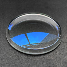 Cargar imagen en el visor de la galería, Flat Top Inner Domed Mineral Crystal for Seiko 6306 / 6309 / 7002 / 7548 Series (Blue AR Coating)