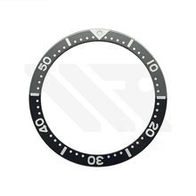 Lade das Bild in den Galerie-Viewer, SKX007 Flache Aluminium-Lünetteneinlage für SKX/SRPD - Schwarz/Grau