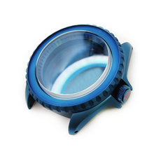 Cargar imagen en el visor de la galería, SKX Sandblasted Case Set for Seiko Mod: Blue (3 o'clock)