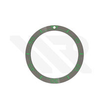 Lade das Bild in den Galerie-Viewer, Seiko Style Diver Keramik-Flachlünetteneinsatz für SKX / SRPD - Grau-Grün