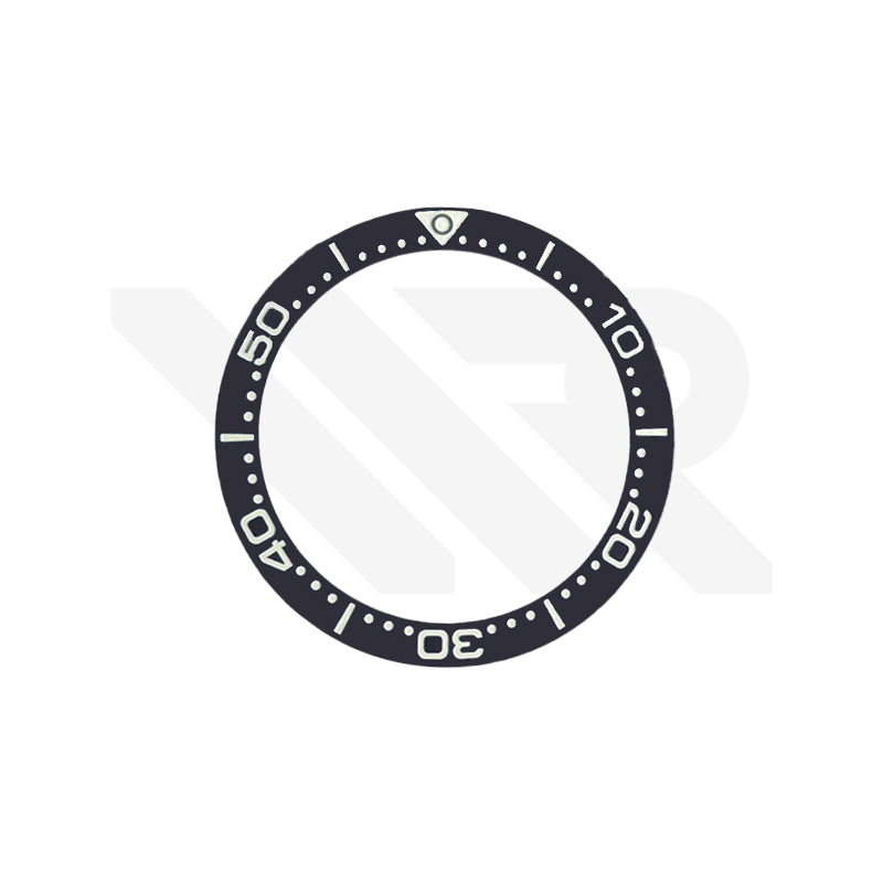 Ceramic Flat Bezel Inserts for Seiko Prospex Solar Tuna SNE497 SNE498  SNE499: Black S