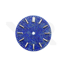 Carica l'immagine nel visualizzatore di Gallery, Lapis Lazuli Stone No Date Dial for Seiko Mod: GS Style Indices