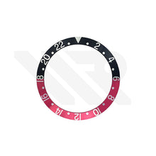 Lade das Bild in den Galerie-Viewer, Vintage GMT-Stil Aluminium-Lünetteneinsatz mit abgeschrägter Kante für SKX007 /SRPD - Coke