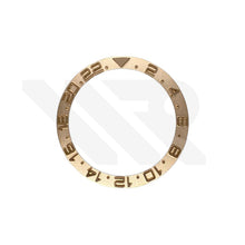 Lade das Bild in den Galerie-Viewer, YM Style GMT-24 Keramik-Lünetteneinsatz mit abgeschrägter Kante für SKX/SRPD: Roségold