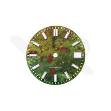 Carica l'immagine nel visualizzatore di Gallery, Rainbow Jade Stone Dial for Seiko Mod: DJ Style Indices with Minute Markers