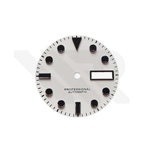 Charger l'image dans la galerie, Sub Style Matte White Day-date Dial for Seiko Mod: Sub Style Black Indices