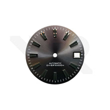Cargar imagen en el visor de la galería, Sunburst Dial for Seiko Mod: GS Style Indices with Black Luminous