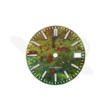 Carica l'immagine nel visualizzatore di Gallery, Rainbow Jade Stone Dial for Seiko Mod: GS Style Indices with Minute Markers