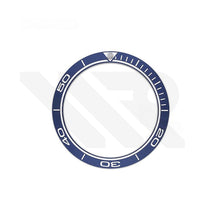 Charger l'image dans la galerie, Seamaster SM300 Style Matte Finished Ceramic Sloped Bezel Inserts for SKX007 / SRPD Seiko Mod: Blue