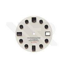 Cargar imagen en el visor de la galería, Marine Master Style Matte White Dial for Seiko Mod: Marine Master Style Black Indices