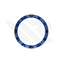 Lade das Bild in den Galerie-Viewer, YM Style GMT-24 Keramik-Lünetteneinsatz mit abgeschrägter Kante für SKX/SRPD: Blau