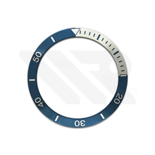 Lade das Bild in den Galerie-Viewer, Frogman Aluminium-Lünetteneinsatz mit abgeschrägter Kante für SKX/SRPD – Graublau