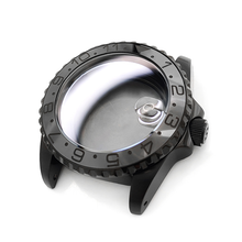 Cargar imagen en el visor de la galería, GMT Oyster Style Brushed Case Set for Seiko SKX / SRPD Mod: Black