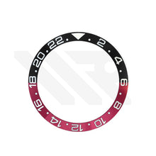 Lade das Bild in den Galerie-Viewer, Leuchtender, abgeschrägter Keramik-Lünetteneinsatz GMT-24 für SKX/SRPD - Cola