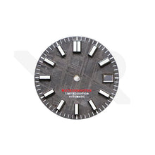 Lade das Bild in den Galerie-Viewer, Black Meteorite Dial for Seiko Mod - DJ Style