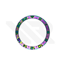 Lade das Bild in den Galerie-Viewer, YM Style GMT-24 Keramik-Lünetteneinsatz mit abgeschrägter Kante für SKX/SRPD: Regenbogen