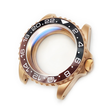Afbeelding in Gallery-weergave laden, GMT Oyster Style Brushed Case Set for Seiko SKX / SRPD Mod: Rose Gold