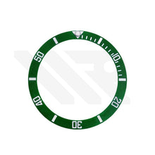 Lade das Bild in den Galerie-Viewer, Abgeschrägte Lünetteneinsätze aus Kohlefaser für SKX/SRPD - Sub Style (Grün)