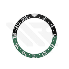 Lade das Bild in den Galerie-Viewer, Leuchtender, abgeschrägter Keramik-Lünetteneinsatz GMT-24 für SKX/SRPD - Sprite