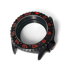 Cargar imagen en el visor de la galería, GMT Style Sandblasted Case Set for Seiko SKX / SRPD Mod : Black