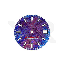 Lade das Bild in den Galerie-Viewer, Blaues Meteoriten-Zifferblatt für Seiko Mod - DJ-Stil