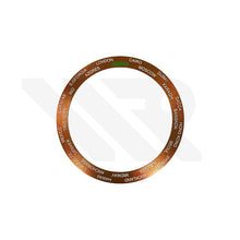 Lade das Bild in den Galerie-Viewer, Aluminium-Lünetteneinsatz mit abgeschrägter Öffnung für Weltzeituhr für SKX007 /SRPD – Kupferbraun