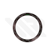 Lade das Bild in den Galerie-Viewer, Aluminium-Lünetteneinsatz mit abgeschrägter Kante für Weltzeituhr für SKX007 /SRPD – Dunkelbraun