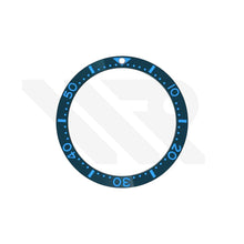 Lade das Bild in den Galerie-Viewer, Seiko Style Diver Keramik-Flachlünetteneinsatz für SKX / SRPD - Marineblau