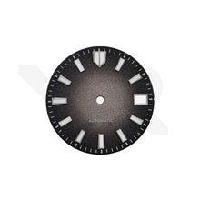 Load image into Gallery viewer, Frosted Finishing Dial for Seiko Mod: Seiko GMT Diver Style Fume Brown