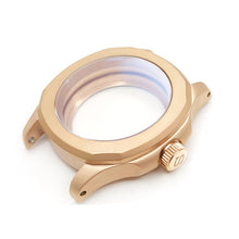 Afbeelding in Gallery-weergave laden, Nautilus Sandblasted Case Set for Seiko Mod: Rose Gold