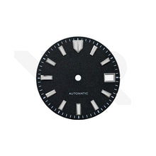 Load image into Gallery viewer, Frosted Finishing Dial for Seiko Mod: Seiko GMT Diver Style Black