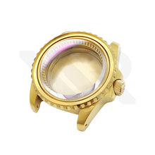 Load image into Gallery viewer, SUB Oyster Style Brushed Case Set for Seiko SKX / SRPD Mod: Gold