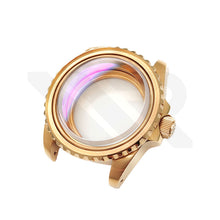 Load image into Gallery viewer, SUB Oyster Style Brushed Case Set for Seiko SKX / SRPD Mod: Rose Gold