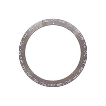 Lade das Bild in den Galerie-Viewer, Keramiklünette mit Weltzeit-GMT-Funktion für SKX/SRPD – Grau/Gold