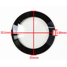 Cargar imagen en el visor de la galería, Special Cut Double Domed Mineral Crystal for Rado Coupole Series