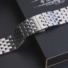 Load and play video in Gallery viewer, Replacement Stainless Steel Bracelet Compatible with Tissot Tradition T063610A / T063617A / T063637A / T063639A