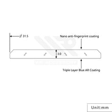 Carica l'immagine nel visualizzatore di Gallery, SKX / SRPD Flat Sapphire Crystal (Blue AR Coating)