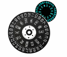 Lade das Bild in den Galerie-Viewer, NH35/NH36 Luminous Date Disc - Kanji (BGW9)