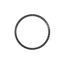 Load image into Gallery viewer, SKX / SRPD Chapter Ring: Black With Orange Markers
