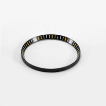 Load image into Gallery viewer, SKX / SRPD Chapter Ring: Black With Yellow Markers