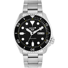 Load image into Gallery viewer, SKX / SRPD Chapter Ring: Black With Yellow Markers