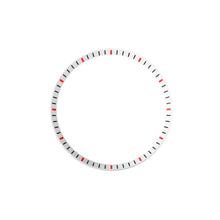 Lade das Bild in den Galerie-Viewer, SKX / SRPD Chapter Ring: White With Red Markers