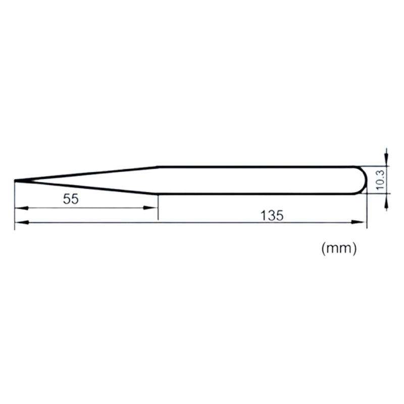 Vetus Antimagnetic High Hardness Precision Stainless Steel Tweezer