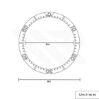 Sub Style Ceramic Sloped Bezel Insert for SKX/SRPD: Green-Blue