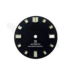 6105 Turtle Matte Black Dial for Seiko Mod