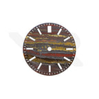 Tiger Iron Stone Dial for Seiko Mod: GS Style Indices