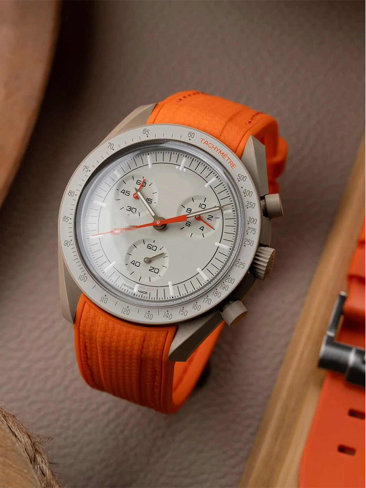 Rubber Strap Compatible with Omega x Swatch MoonSwatch